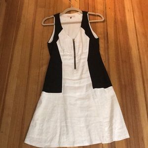 Black and white dress